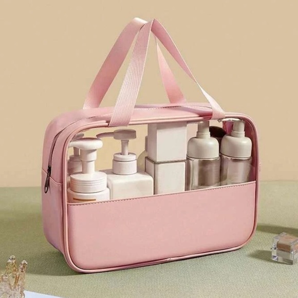 NEW| Women’s Portable Travel Transparent Makeup Storage Portable Organizer - Picture 3 of 6